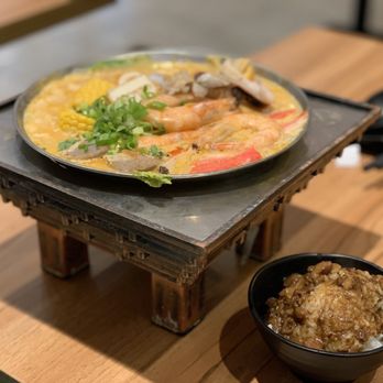 Tasty Point - Singapore Laksa Hot Pot with Braised Pork Rice - Taiwanese Near Me - Houston, Texas Tasty Point - Singapore Laksa Hot Pot with Braised Pork Rice - Taiwanese Near Me - Houston, Texas