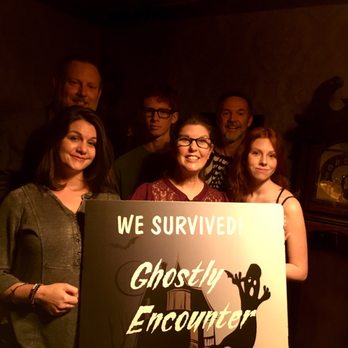 Escape2Win - Yah!!!!!!! We survived the Ghostly Encounter - Escape Games Near Me - Virginia Beach, Virginia Escape2Win - Yah!!!!!!! We survived the Ghostly Encounter - Escape Games Near Me - Virginia Beach, Virginia