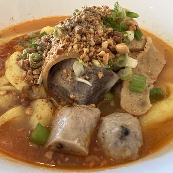 Nam Giao - The Mi Quang, it was Ok, but not great. Wouldn't get this dish here again. - Vietnamese Near Me - Houston, Texas