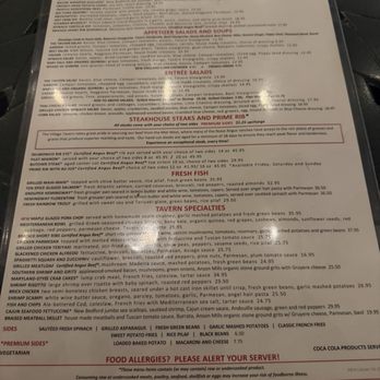 Village Tavern - Menu - New American Near Me - Pembroke Pines, Florida Village Tavern - Menu - New American Near Me - Pembroke Pines, Florida