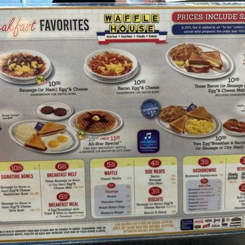 Waffle House - Menu - Breakfast & Brunch Near Me - Maryland Hgts, Missouri Waffle House - Menu - Breakfast & Brunch Near Me - Maryland Hgts, Missouri