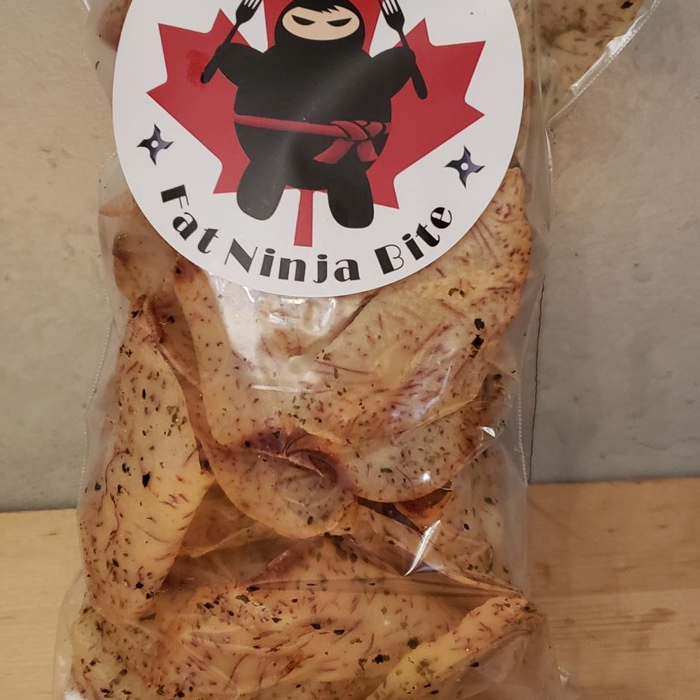 Fat Ninja Bite - Taro Chips - Japanese Near Me - Toronto, Ontario Fat Ninja Bite - Taro Chips - Japanese Near Me - Toronto, Ontario