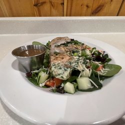Dandelion - House salad with stuffed chicken breast