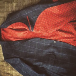 Sultan's Fine Fabrics - Scabal fabric with pure silk lining. Made by a bespoke tailor referred to me by Sultan. He will save you hundreds of dollars!