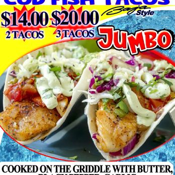 Captain Fish Baja Grill - COD FISH TACOS SAN FELIPE - Seafood Near Me - Tarzana, California Captain Fish Baja Grill - COD FISH TACOS SAN FELIPE - Seafood Near Me - Tarzana, California