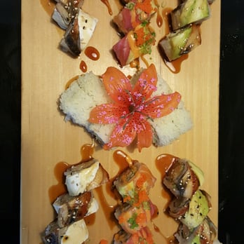 Aloha Sushi - Zebra roll, Philly crunch roll, dragon roll and jessica roll. Perfect! JUST PERFECT! Hands down! - Japanese Near Me - Azusa, California Aloha Sushi - Zebra roll, Philly crunch roll, dragon roll and jessica roll. Perfect! JUST PERFECT! Hands down! - Japanese Near Me - Azusa, California