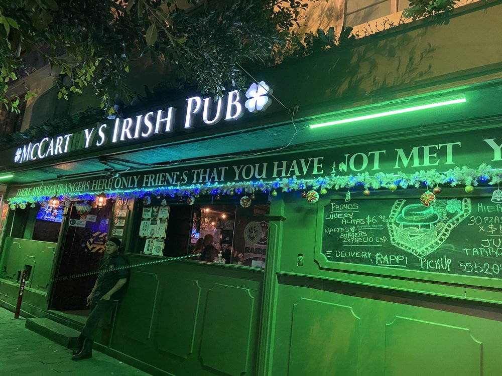 MCCARTHY’S IRISH PUB Updated September 2024 Manuel E.Izaguirre 8