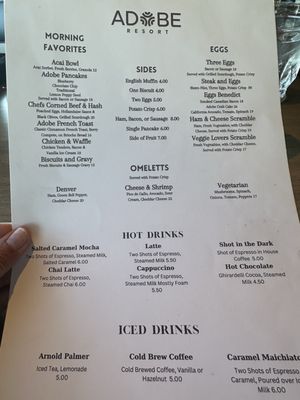 Menu photo 2 Adobe Restaurant and Lounge Yachats, OR Menu photo 2 Adobe Restaurant and Lounge Yachats, OR