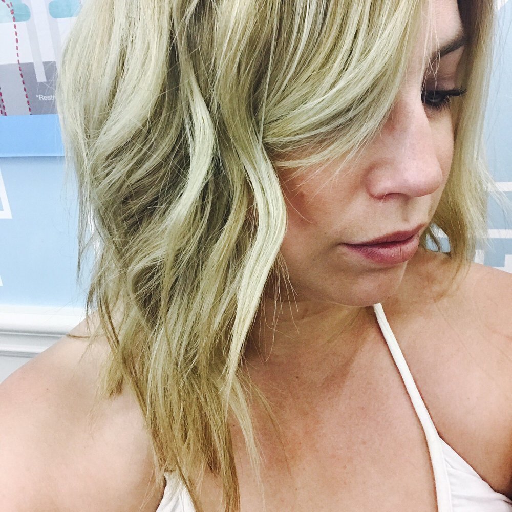 Maci does AMAZING color and cuts !!!! LOVE my blonde Maci does AMAZING color and cuts !!!! LOVE my blonde