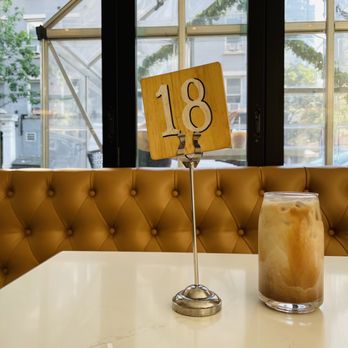 Slate Cafe - Table number system after you order at the counter - Cafes Near Me - New York, New York Slate Cafe - Table number system after you order at the counter - Cafes Near Me - New York, New York