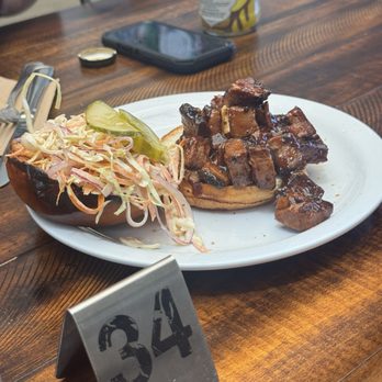 Industrial Eats - Brisket and cole slaw - Pizza Near Me - Buellton, California