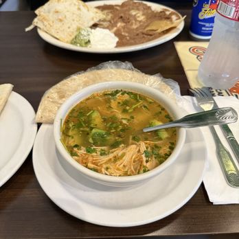 Las Fuentes - Yummy chicken soup. - Mexican Near Me - Chatsworth, California Las Fuentes - Yummy chicken soup. - Mexican Near Me - Chatsworth, California