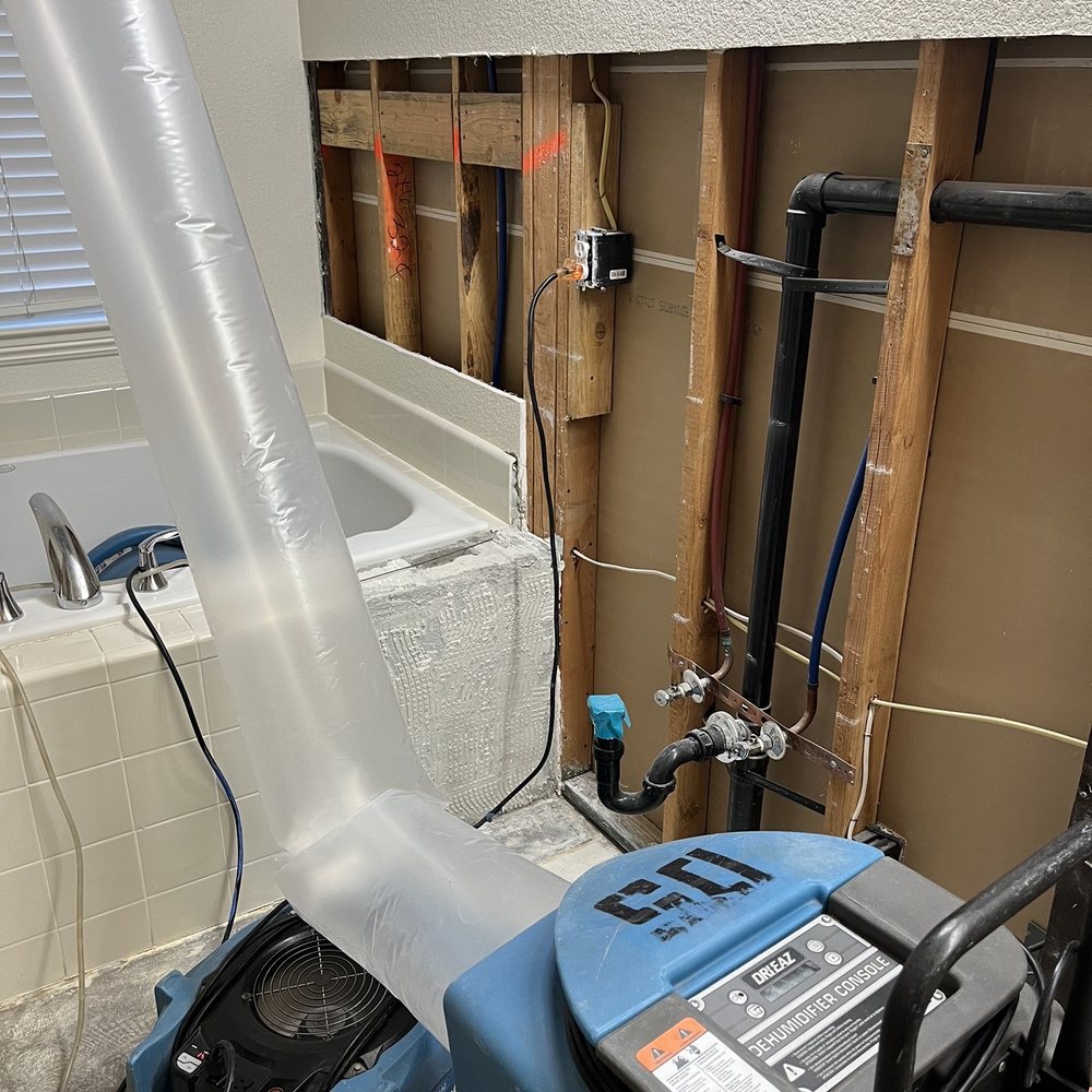 Eagle Restoration - Master bathroom demolition and drying - Damage Restoration Near Me - Stockton, California