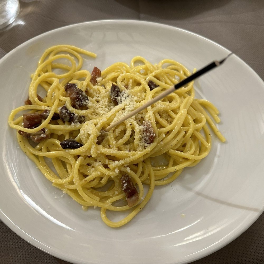 Pantharei Ristorante - GF Spaghetti Carbonara - Italian Near Me - Rome, RM Pantharei Ristorante - GF Spaghetti Carbonara - Italian Near Me - Rome, RM