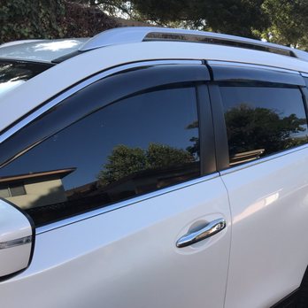 YS Window Tinting - 2015 Nissan Rogue. 25% Suntek tint in the front windows to match factory tint in the rear. - Car Window Tinting Near Me - Santa Clara, California