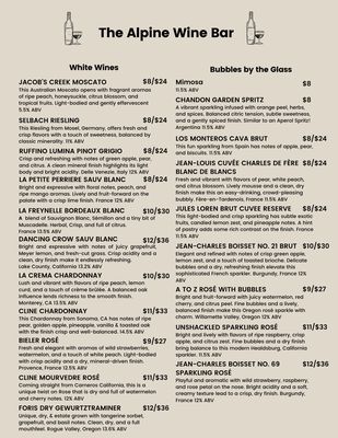 Menu photo 3 The Alpine New Glarus, WI