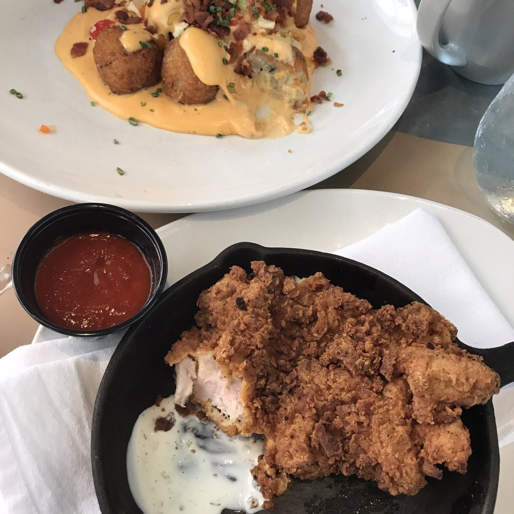 Flour - Tatter tots and chicken. - Italian Near Me - Moreland Hills, Ohio