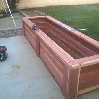 Re-Leaf Landscape - redwood planter box they built for us! - Landscaping Near Me - Winchester, California Re-Leaf Landscape - redwood planter box they built for us! - Landscaping Near Me - Winchester, California