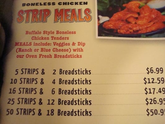 Menu photo 4 Epic Wings Murrieta, CA