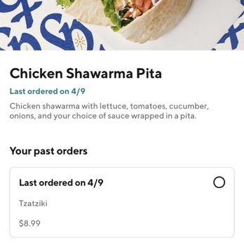 Saint Pita - What I ordered - Food Delivery Services Near Me Saint Pita - What I ordered - Food Delivery Services Near Me