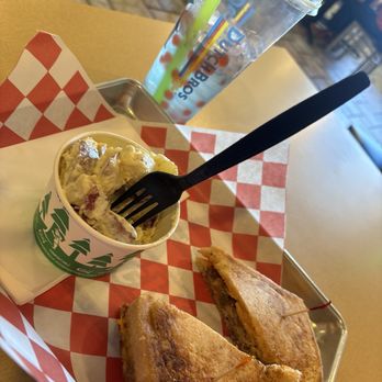 Jitters Lunchbox - Santa Fe Carnita w/ a side of Potato salad! - Sandwiches Near Me - Flagstaff, Arizona