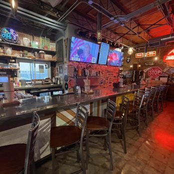Lost Pizza - Interior bar seating - Pizza Near Me - Florence, Alabama Lost Pizza - Interior bar seating - Pizza Near Me - Florence, Alabama