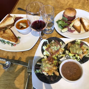 SALT - Chicken Blue Corn Tacos, Grilled Cheese and tomato soup, Quinoa Burger and Crispy Polenta - New American Near Me - Boulder, Colorado SALT - Chicken Blue Corn Tacos, Grilled Cheese and tomato soup, Quinoa Burger and Crispy Polenta - New American Near Me - Boulder, Colorado