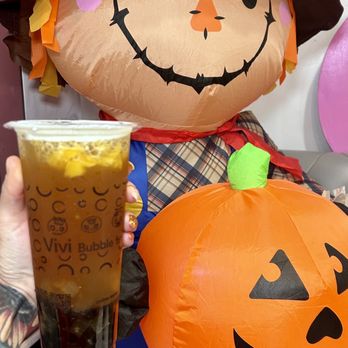 Vivi Bubble Tea - Peach Aloe Fruit Tea - Bubble Tea Near Me - New Haven, Connecticut