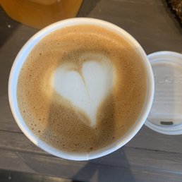 My oat milk cappuccino