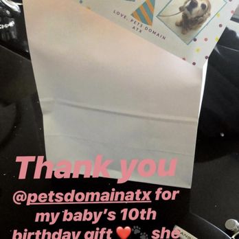 Pets Domain ATX - Another birthday gift for my senior dog - Dog Walkers Near Me
