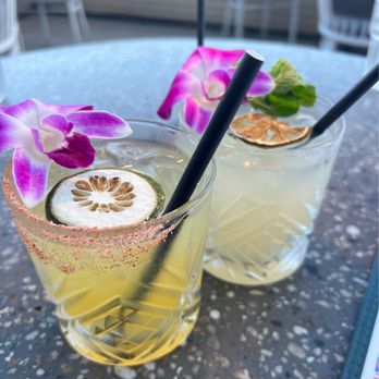 Deck. - Lilikoi Margarita - Hawaiian Near Me - Honolulu, Hawaii