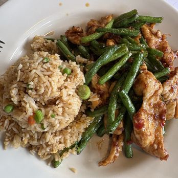 Ginger Cafe - String Bean Chicken Lunch - Asian Fusion Near Me - Gilroy, California