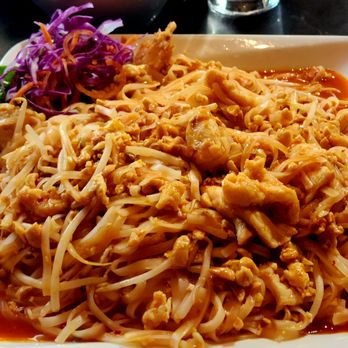 Mad Elephant - ...a very common Thai dish you'll find all over Thailand. Spicy Thai noodles (this one with chicken) (pad Thai Gai) - Asian Fusion Near Me - Appleton, Wisconsin Mad Elephant - ...a very common Thai dish you'll find all over Thailand. Spicy Thai noodles (this one with chicken) (pad Thai Gai) - Asian Fusion Near Me - Appleton, Wisconsin