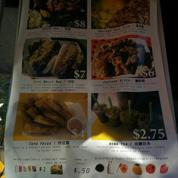Song La - Menu - Food Trucks Near Me - Austin, Texas