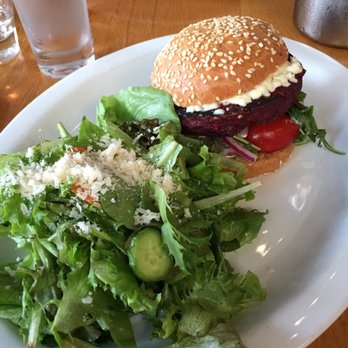 Graze - Walnut beet burger - New American Near Me - Madison, Wisconsin