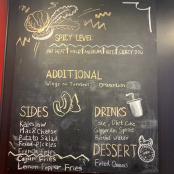 Underdog Hot Chicken - Menu - Chicken Wings Near Me - Boston, Massachusetts Underdog Hot Chicken - Menu - Chicken Wings Near Me - Boston, Massachusetts