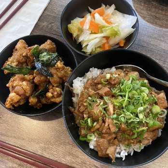 Flaming Ox - Mini belly rice lunch combo - Taiwanese Near Me - San Jose, California