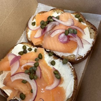 Açai Express - Smoked salmon toast - Juice Bars & Smoothies Near Me - Duluth, Georgia