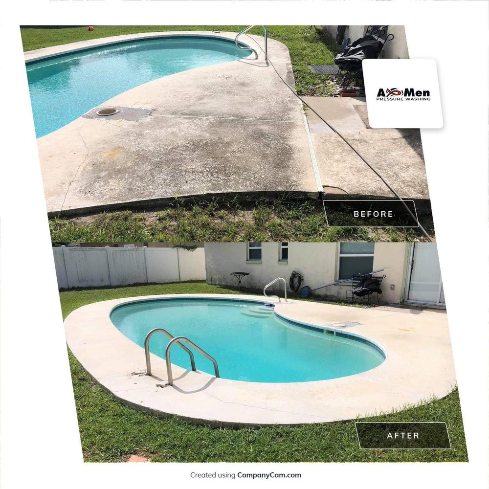 Slide of A-Men Pressure Washing