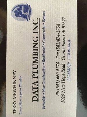 Data Plumbing Inc Logo