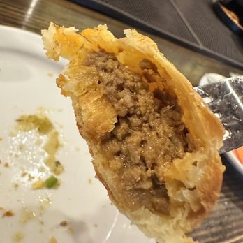 Under the Volcano - Beef empanada - Latin American Near Me - Houston, Texas Under the Volcano - Beef empanada - Latin American Near Me - Houston, Texas