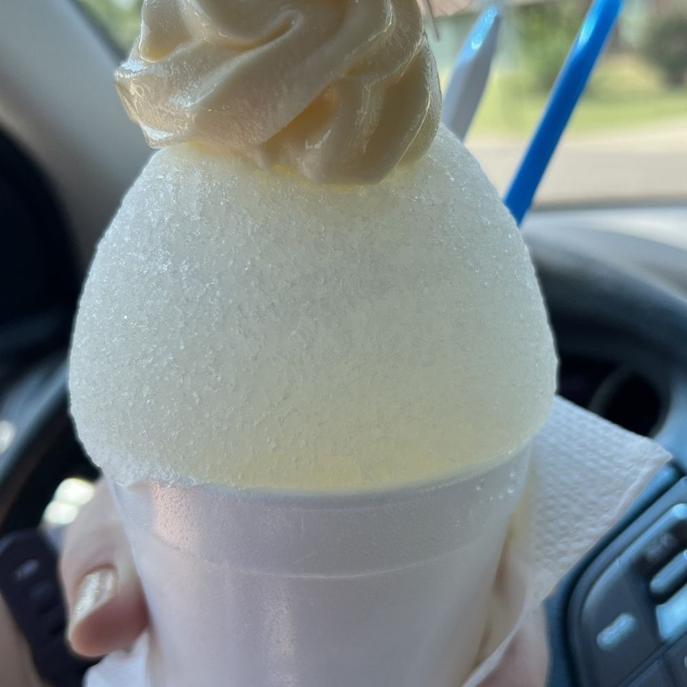 Pina colada with pineapple dole whip