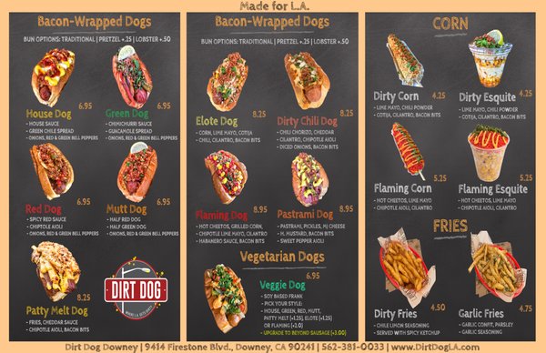 Menu photo 8 Dirt Dog Downey Downey, CA