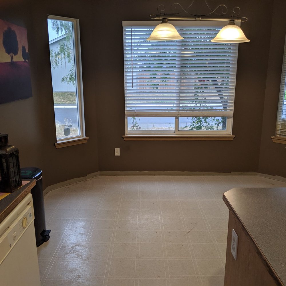 JJL Floor Covering - Before - kitchen - Flooring Near Me - Tacoma, Washington