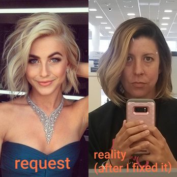 Ulta Beauty - What I asked for vs what I got. This was after I fixed the rats nest. Smelled awful, tons of product buildup, felt like grease. - Cosmetics & Beauty Supply Near Me - Palm Desert, California Ulta Beauty - What I asked for vs what I got. This was after I fixed the rats nest. Smelled awful, tons of product buildup, felt like grease. - Cosmetics & Beauty Supply Near Me - Palm Desert, California