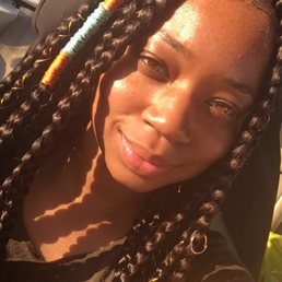Jumbo box braids I got last year for Thailand.