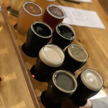 Loggers Brewing Company - 10 beer flight. - Breweries Near Me - Saginaw, Michigan Loggers Brewing Company - 10 beer flight. - Breweries Near Me - Saginaw, Michigan