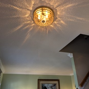 King Electrical Services - King Electrical Services, Inc. installed a modern ceiling-mounted lighting fixture in Greensboro, NC, casting an ambient, warm glow. - Electricians Near Me - Greensboro, North Carolina