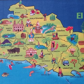 El Viroleño - The map of El Salvador - Salvadoran Near Me - Tallahassee, Florida El Viroleño - The map of El Salvador - Salvadoran Near Me - Tallahassee, Florida