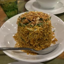 Shrimp biryani! Shrimp biryani!